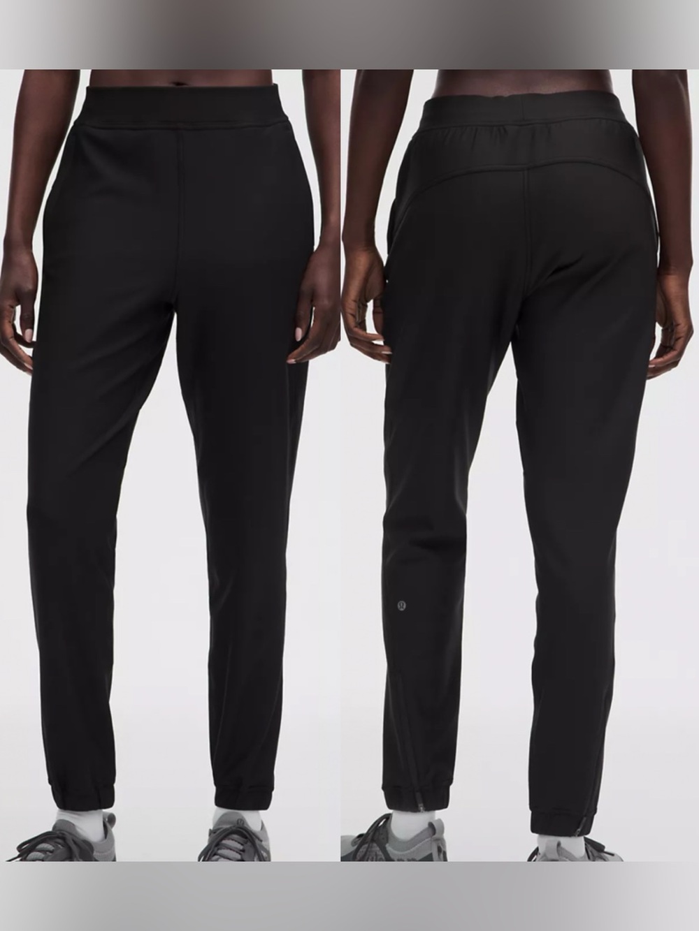 Lululemon Adapted State HR Tech Fleece Jogger Full Length Black NEW Womens 8